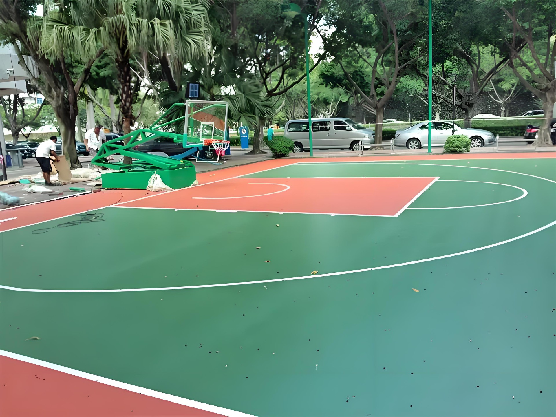 硬地丙烯酸网球场