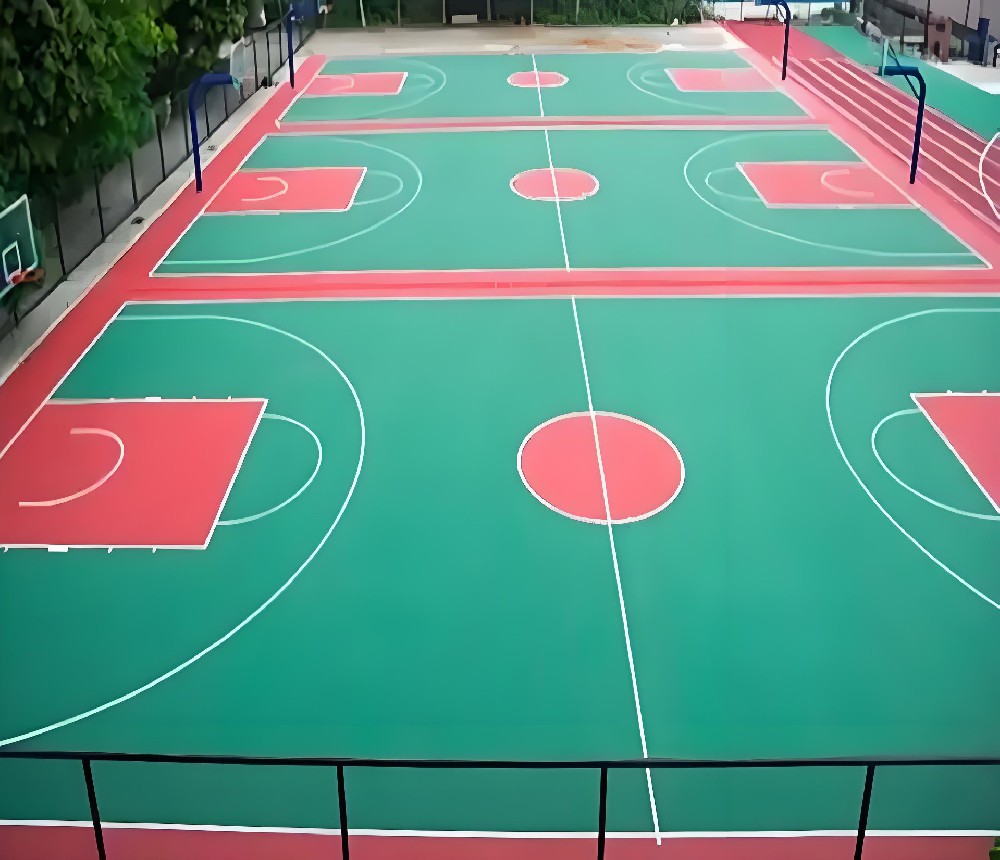 硅PU篮球场