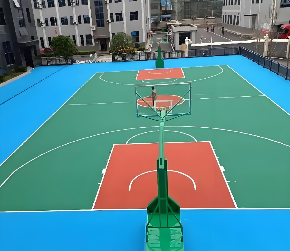 硅pu网球场